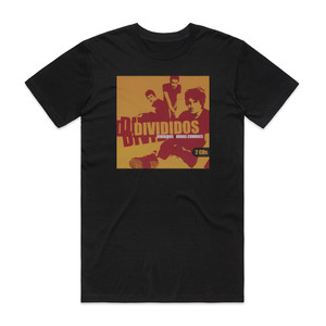 Divididos Obras Cumbres Album Cover T-Shirt Black Divididos Obras Cumbres Album Cover T-Shirt Black
