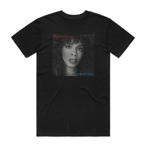Donna Summer Im A Rainbow 2 Album Cover T-Shirt Black Donna Summer Im A Rainbow 2 Album Cover T-Shirt Black