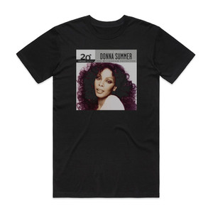 Donna Summer 20Th Century Masters The Millennium Collection The Best Of D Album Cover T-Shirt Black Donna Summer 20Th Century Masters The Millennium Collection The Best Of D Album Cover T-Shirt Black