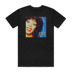Donna Summer Donna Summer Mega Mixx Album Cover T-Shirt Black Donna Summer Donna Summer Mega Mixx Album Cover T-Shirt Black