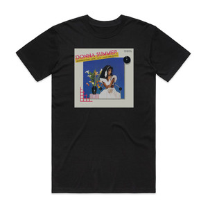 Donna Summer Supernatural Love Album Cover T-Shirt Black Donna Summer Supernatural Love Album Cover T-Shirt Black