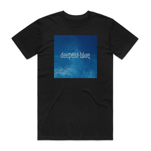 Deepest Blue Deepest Blue Album Cover T-Shirt Black