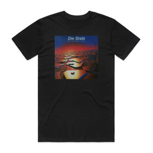 Dire Straits Rotterdam 1978 Album Cover T-Shirt Black