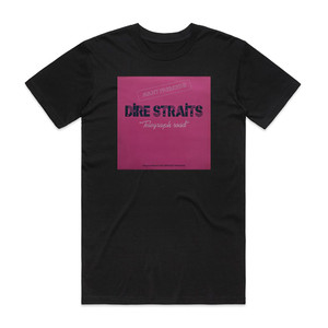 Dire Straits Telegraph Road Album Cover T-Shirt Black