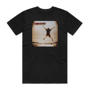 Donots Amplify The Good Times Album Cover T-Shirt Black Donots Amplify The Good Times Album Cover T-Shirt Black