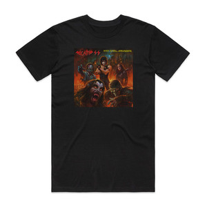 Death SS Rock N Roll Armageddon 1 Album Cover T-Shirt Black Death SS Rock N Roll Armageddon 1 Album Cover T-Shirt Black