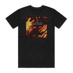 Delerium Stone Tower Album Cover T-Shirt Black Delerium Stone Tower Album Cover T-Shirt Black