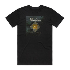 Delerium Lost And Found Album Cover T-Shirt Black