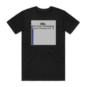 Del the Funky Homosapien Future Development Album Cover T-Shirt Black