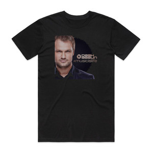 Dash Berlin Musicislife Album Cover T-Shirt Black Dash Berlin Musicislife Album Cover T-Shirt Black