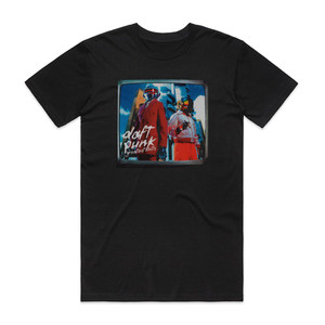 Daft Punk Greatest Hits Album Cover T-Shirt Black Daft Punk Greatest Hits Album Cover T-Shirt Black