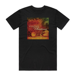 David Arkenstone Visions Of Christmas Album Cover T-Shirt Black David Arkenstone Visions Of Christmas Album Cover T-Shirt Black