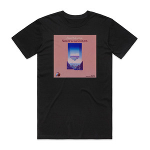 David Arkenstone Valley In The Clouds Album Cover T-Shirt Black David Arkenstone Valley In The Clouds Album Cover T-Shirt Black