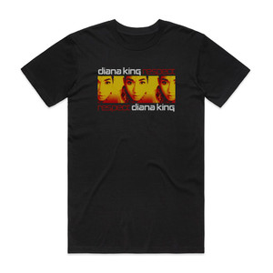 Diana King Respect Album Cover T-Shirt Black Diana King Respect Album Cover T-Shirt Black
