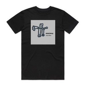 Damian Wilson Disciple Album Cover T-Shirt Black Damian Wilson Disciple Album Cover T-Shirt Black