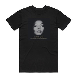 Diana Ross Diana Ross Album Cover T-Shirt Black Diana Ross Diana Ross Album Cover T-Shirt Black