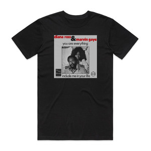 Diana Ross You Are Everything Album Cover T-Shirt Black Diana Ross You Are Everything Album Cover T-Shirt Black