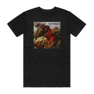 Der Blutharsch The Pleasures Received In Pain Album Cover T-Shirt Black Der Blutharsch The Pleasures Received In Pain Album Cover T-Shirt Black