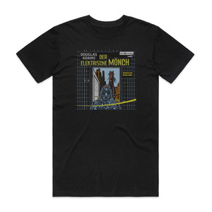 Douglas Adams Der Elektrische Mnch Album Cover T-Shirt Black Douglas Adams Der Elektrische Mnch Album Cover T-Shirt Black