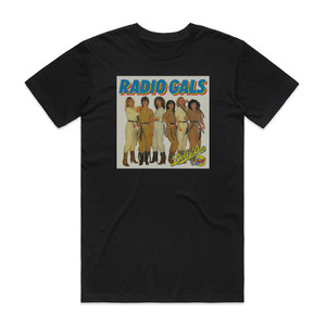 Dolly Dots Radio Gals Album Cover T-Shirt Black Dolly Dots Radio Gals Album Cover T-Shirt Black