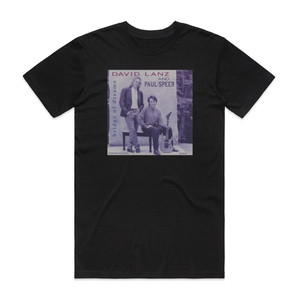 David Lanz Bridge Of Dreams Album Cover T-Shirt Black David Lanz Bridge Of Dreams Album Cover T-Shirt Black