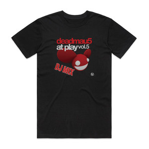 deadmau5 At Play Volume 5 1 Album Cover T-Shirt Black deadmau5 At Play Volume 5 1 Album Cover T-Shirt Black