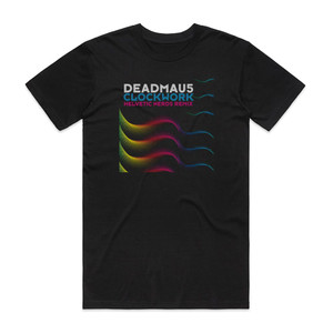 deadmau5 Clockwork Album Cover T-Shirt Black deadmau5 Clockwork Album Cover T-Shirt Black