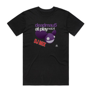 deadmau5 At Play Volume 4 1 Album Cover T-Shirt Black deadmau5 At Play Volume 4 1 Album Cover T-Shirt Black