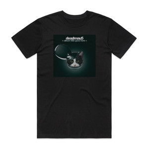 deadmau5 Album Title Goes Here Album Cover T-Shirt Black deadmau5 Album Title Goes Here Album Cover T-Shirt Black