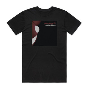 deadmau5 Word Problems Album Cover T-Shirt Black deadmau5 Word Problems Album Cover T-Shirt Black