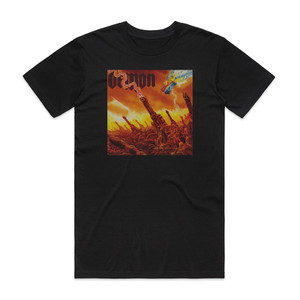 Demon Taking The World By Storm Album Cover T-Shirt Black Demon Taking The World By Storm Album Cover T-Shirt Black
