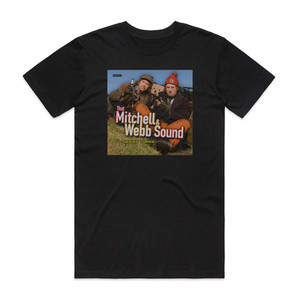 David Mitchell and Robert Webb That Mitchell Webb Sound Series Three Album Cover T-Shirt Black