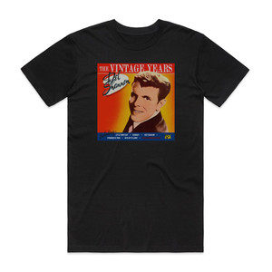 Del Shannon The Vintage Years Album Cover T-Shirt Black Del Shannon The Vintage Years Album Cover T-Shirt Black