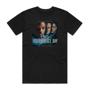 David Arnold Independence Day Album Cover T-Shirt Black David Arnold Independence Day Album Cover T-Shirt Black