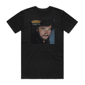Eddie Rabbitt Step By Step Album Cover T-Shirt Black Eddie Rabbitt Step By Step Album Cover T-Shirt Black