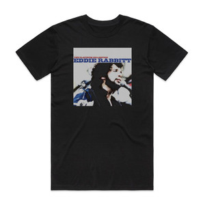 Eddie Rabbitt The Platinum Collection Album Cover T-Shirt Black
