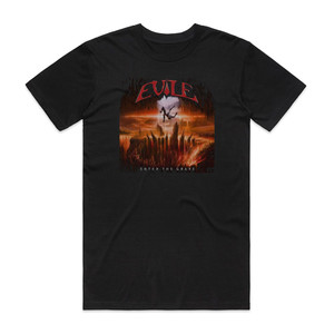 Evile Enter The Grave 1 Album Cover T-Shirt Black
