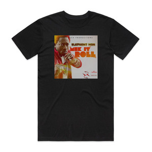 Elephant Man Mek It Roll Album Cover T-Shirt Black