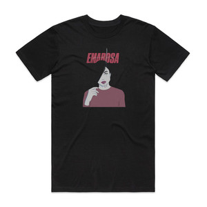Emarosa Peach Club Album Cover T-Shirt Black