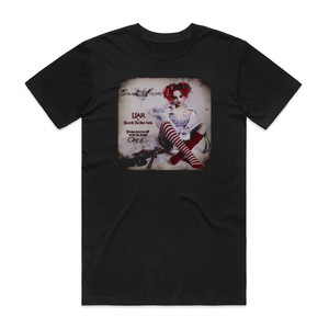 Emilie Autumn Liar Dead Is The New Alive Album Cover T-Shirt Black Emilie Autumn Liar Dead Is The New Alive Album Cover T-Shirt Black