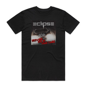 Eclipse Driving One Of Your Cars Album Cover T-Shirt Black Eclipse Driving One Of Your Cars Album Cover T-Shirt Black