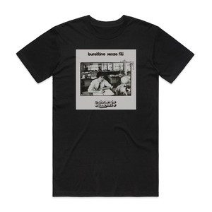 Edoardo Bennato Burattino Senza Fili Album Cover T-Shirt Black Edoardo Bennato Burattino Senza Fili Album Cover T-Shirt Black