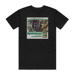 Elmer Bernstein Rampage Album Cover T-Shirt Black Elmer Bernstein Rampage Album Cover T-Shirt Black