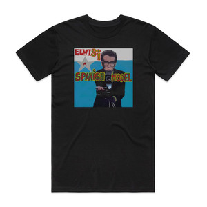 Elvis Costello and The Attractions Spanish Model Album Cover T-Shirt Black