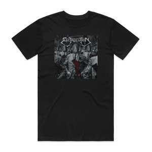 Electrocution Psychonolatry Album Cover T-Shirt Black