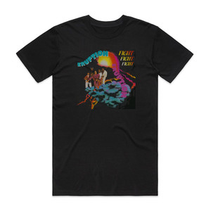 Eruption Fight Fight Fight Album Cover T-Shirt Black Eruption Fight Fight Fight Album Cover T-Shirt Black