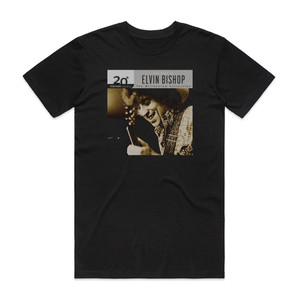 Elvin Bishop 20Th Century Masters The Millennium Collection The Best Of E Album Cover T-Shirt Black Elvin Bishop 20Th Century Masters The Millennium Collection The Best Of E Album Cover T-Shirt Black