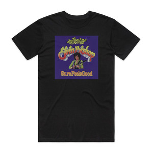 Elvin Bishop Sure Feels Good The Best Of Elvin Bishop Album Cover T-Shirt Black Elvin Bishop Sure Feels Good The Best Of Elvin Bishop Album Cover T-Shirt Black