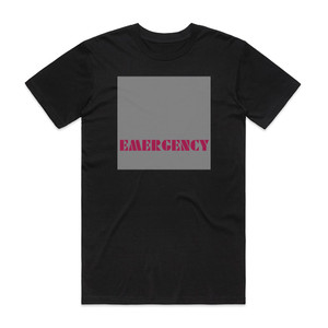 Emergency Emergency Album Cover T-Shirt Black