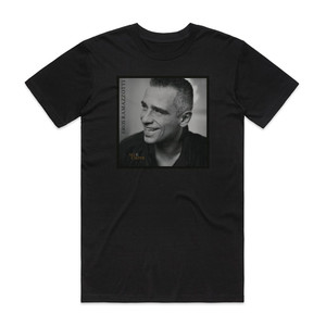 Eros Ramazzotti Ali E Radici Album Cover T-Shirt Black Eros Ramazzotti Ali E Radici Album Cover T-Shirt Black
